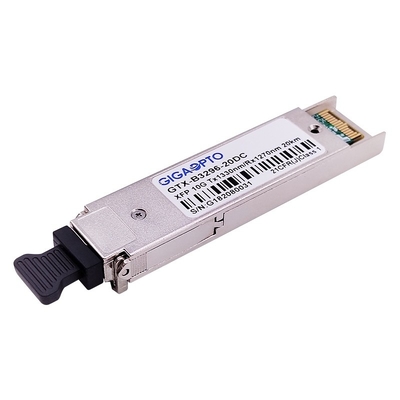 ماژول فرستنده گیرنده نوری LC DOM 10 گیگابیت بر ثانیه BIDI XFP ELR 1270 نانومتر / 1330 نانومتر 20 کیلومتر