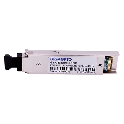 ماژول فرستنده گیرنده فیبر XFP BIDI ER40 10 گیگابیت بر ثانیه 1330 نانومتر / 1270 نانومتر 40 کیلومتر DOM