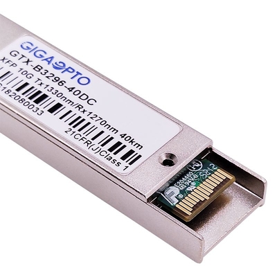 ماژول فرستنده گیرنده فیبر XFP BIDI ER40 10 گیگابیت بر ثانیه 1330 نانومتر / 1270 نانومتر 40 کیلومتر DOM