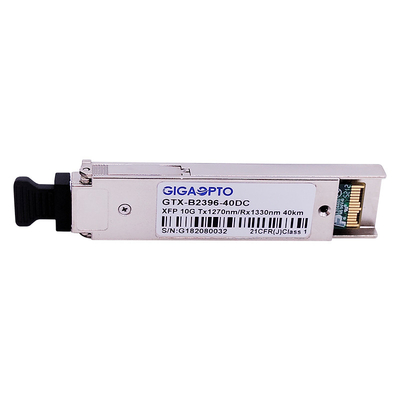ماژول فرستنده گیرنده فیبر DOM 10 گیگابیت بر ثانیه XFP WDM 1270 نانومتر / 1330 نانومتر 40 کیلومتر