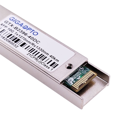 ماژول فرستنده گیرنده فیبر DOM 10 گیگابیت بر ثانیه XFP WDM 1270 نانومتر / 1330 نانومتر 40 کیلومتر