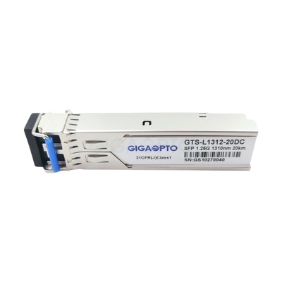 ماژول SFP سازگار با سیسکو GLC-LH-SM-20 فرستنده گیرنده 20 کیلومتری SMF 1310 نانومتری