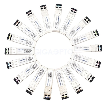 ماژول فرستنده گیرنده فیبر سازگار با سیسکو 10 گیگابایتی 1270-1610 نانومتری برای CWDM-SFP10G-Xx