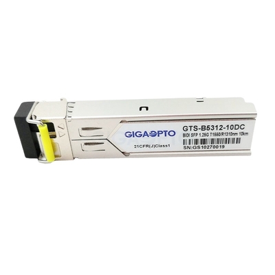 ماژول فرستنده گیرنده TX1550nm RX1310nm Cisco 1000BASE-BX SFP 10km برای SMF GLC-BX-10D