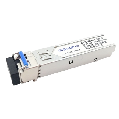 ماژول فرستنده گیرنده SFP سازگار 1000BASE-BX Cisco GLC-BX-20U TX1310nm RX1550nm 20km