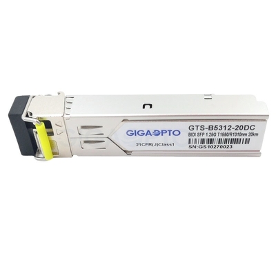 فرستنده و گیرنده 1000BASE-BX Cisco SFP TX1550nm / RX1310nm 20km SMF GLC-BX-20D
