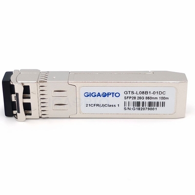 ماژول فرستنده گیرنده نوری 850 نانومتری SFP28 100 متر برای MMF Cisco SFP-25G-SR-S