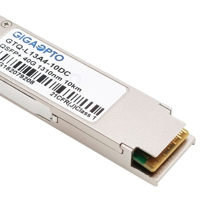 فرستنده و گیرنده نوری 1310 نانومتری 40 گیگابیت بر ثانیه CWDM 10 کیلومتر SMF برای Cisco QSFP-40GE-LR4