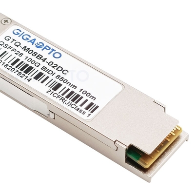 ماژول گیرنده نوری 100 متری MMF Duplex LC برای Cisco QSFP28-BIDI-100G