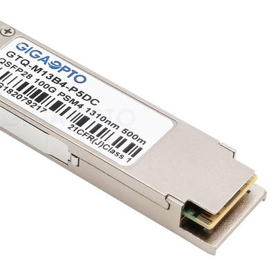 فرستنده و گیرنده نوری 1310 نانومتری QSFP28 500 متر SMF برای Cisco QSFP-100G-PSM4-S