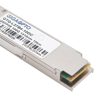 فرستنده گیرنده QSFP28 CWDM4 سیسکو سازگار SMF 10 کیلومتر برای QSFP-100G-4WDM-S