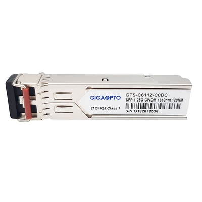 ماژول فرستنده گیرنده LC دوبلکس CWDM-SFP-1610-120 سازگار با سیسکو SFP 120 کیلومتر
