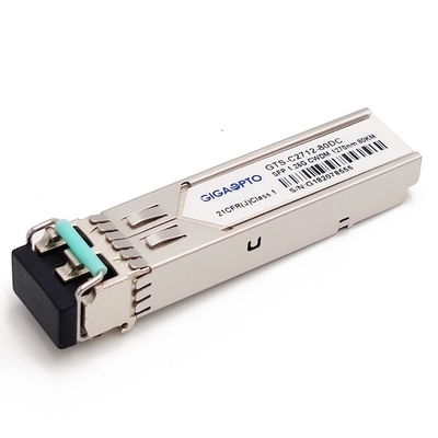فرستنده و گیرنده فیبر 1000BASE-CWDM 80 کیلومتر SMF برای Cisco CWDM-SFP-xxxx