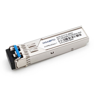100 گیگاهرتز C17-C61 1000BASE-DWDM SFP 40 کیلومتر SMF برای Cisco DWDM-SFP-xxxx-40