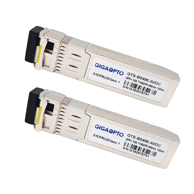 ماژول فرستنده گیرنده 1330 نانومتری / 1270 نانومتری 10 گیگابیت بر ثانیه SFP+ Cisco برای SMF SFP-10G-BX20D