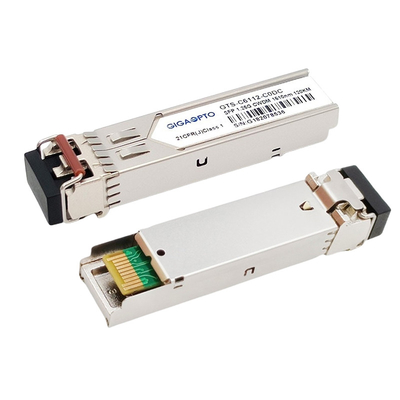 ماژول فرستنده گیرنده LC دوبلکس CWDM-SFP-1610-120 سازگار با سیسکو SFP 120 کیلومتر