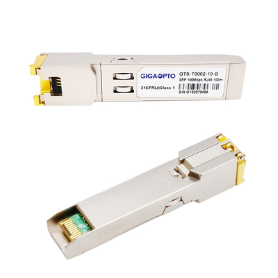 ماژول Cisco GLC-FE-T، فرستنده و گیرنده 100 متری مسی SFP RJ-45 Cat5 / 6 / 6a