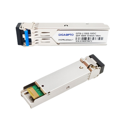 فرستنده گیرنده گیگابیتی سیسکو 100BASE-LX SFP 1310nm 10km SMF DOM برای GLC-FE-100LX