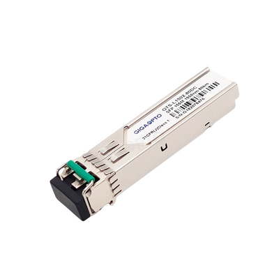 فرستنده گیرنده LC DOM 1550 نانومتری Cisco SFP 155 مگابیت بر ثانیه 80 کیلومتر برای SMF GLC-FE-100ZX