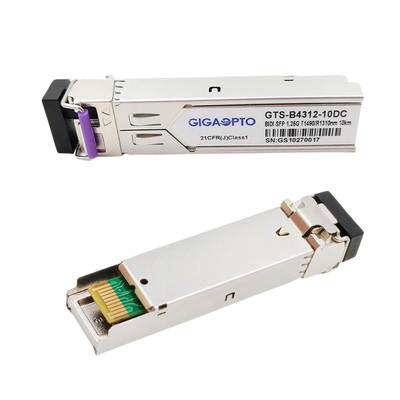 1000BASE-BX Cisco SFP BiDi Transceiver TX1490nm / RX1310nm SMF 10km برای GLC-BX-D