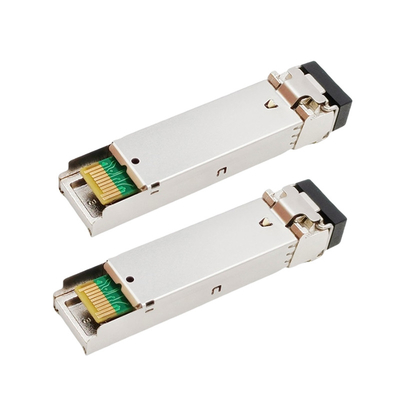 T1310nm / R1550nm Cisco GLC-BX-10U سازگار با فرستنده گیرنده SFP BIDI 10 کیلومتر