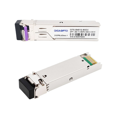 1000BASE-BX Cisco Gigabit Transceiver 80km LC SMF DOM for GLC-BX80-UA