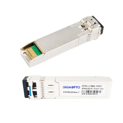 فرستنده و گیرنده کانال فیبر سیسکو 1310 نانومتری 32G SFP28 10 کیلومتر برای DS-SFP-FC32G-LW