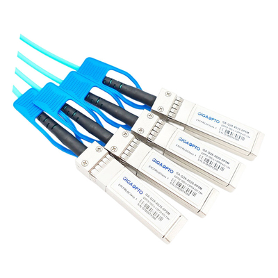 کابل نوری فعال 100G QSFP28 تا 4x25G SFP28 AOC برای Cisco QSFP-4SFP25G-AOC