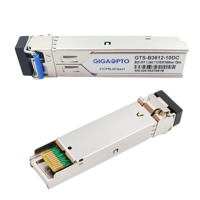 ماژول 10 کیلومتری فرستنده گیرنده 1000BASE WDM BIDI T1310nm R1550nm برای HP SFP-1G-BXD-10
