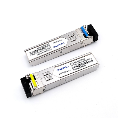 LC Connector SFP Optical Transceiver 1.5W مصرف برق