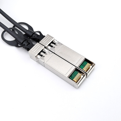 کابل اتصال مستقیم 10Gbps 30AWG رنگ سیاه برای انتقال داده با سرعت بالا