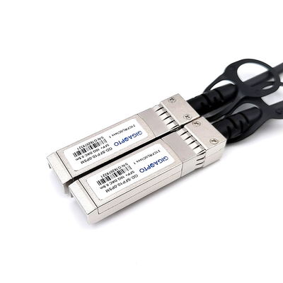 SFP + کانکتور 1000 چرخه دوام 10GB کابل SFP برای