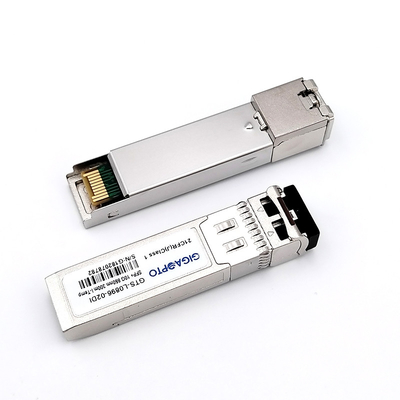 10Gbps SFP + فرستنده نوری 300m فاصله برای شبکه داده