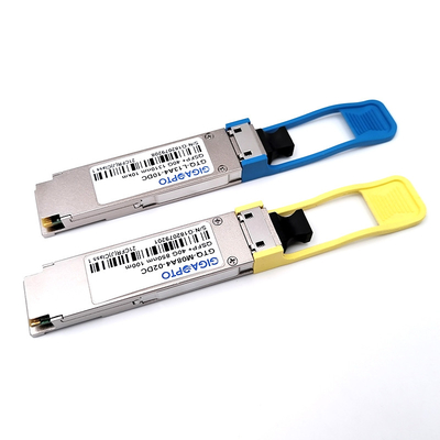QSFP + 3.3V گیرنده نوری با کابل MMF DDM